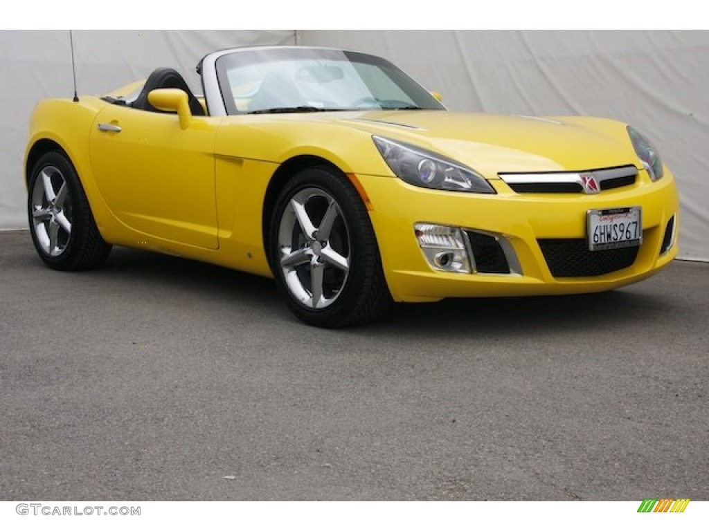 2009 Sky Red Line Roadster - Sunburst Yellow / Black photo #1