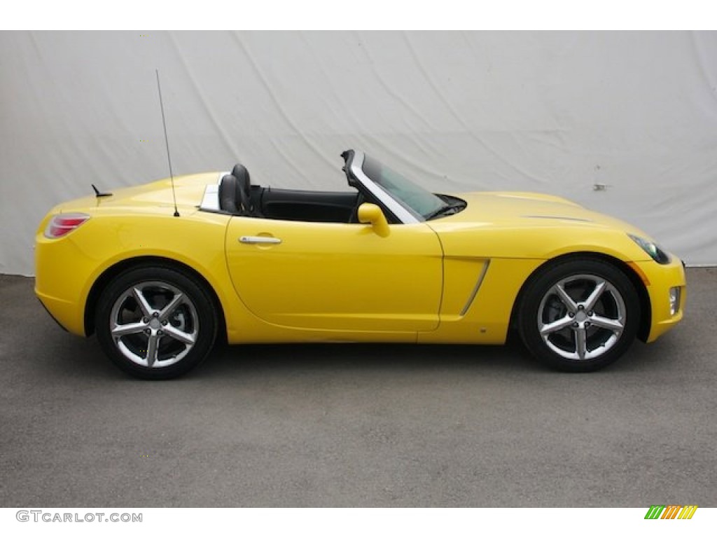 Sunburst Yellow 2009 Saturn Sky Red Line Roadster Exterior Photo #83354887