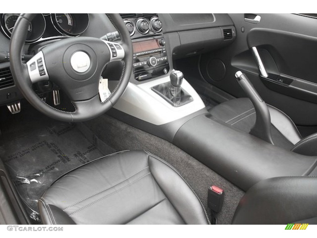 Black Interior 2009 Saturn Sky Red Line Roadster Photo #83354905