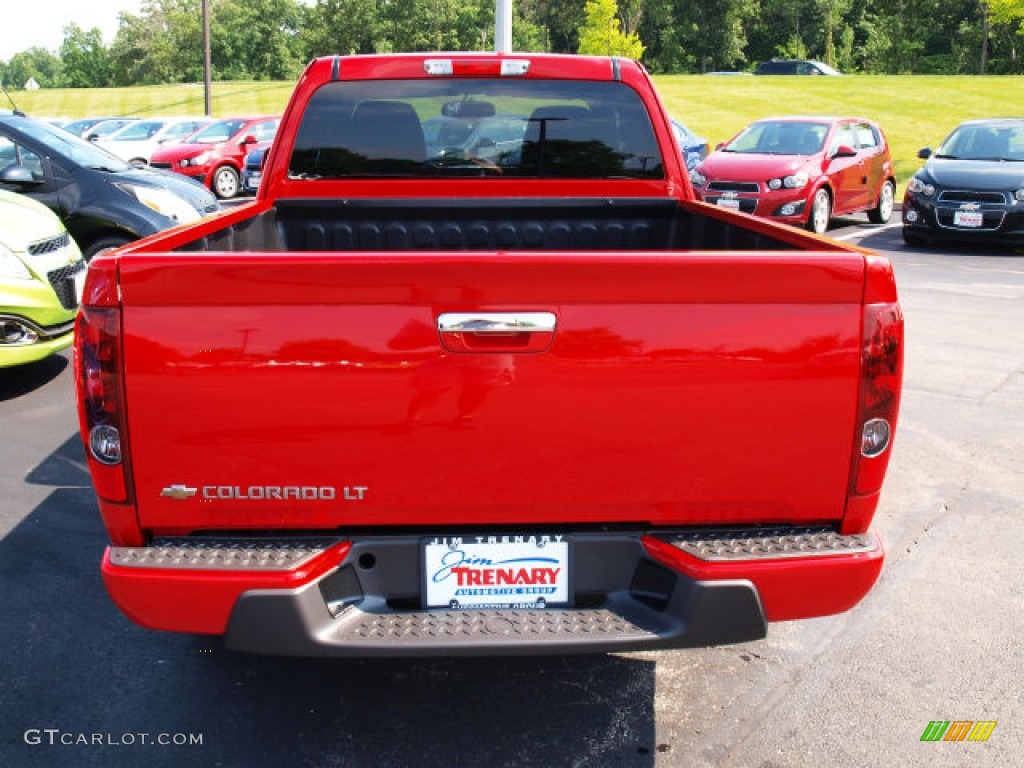 2012 Colorado LT Extended Cab - Victory Red / Ebony photo #6
