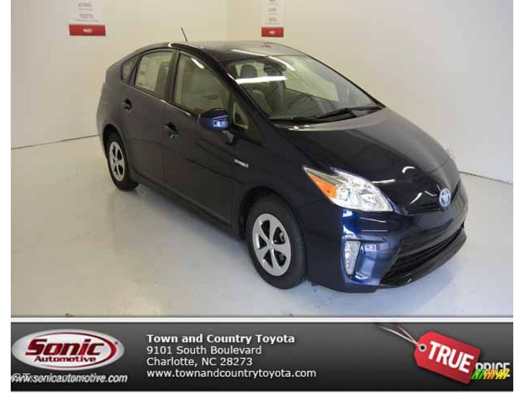 2013 Prius Two Hybrid - Nautical Blue Metallic / Misty Gray photo #1