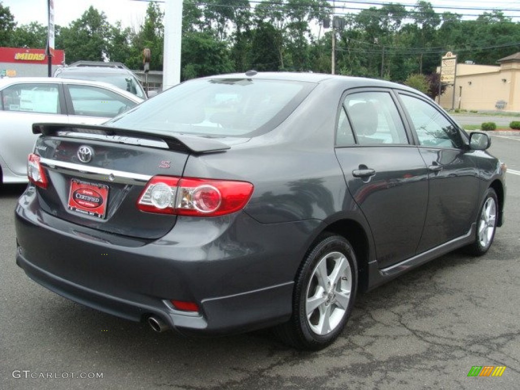 2011 Corolla S - Magnetic Gray Metallic / Dark Charcoal photo #4