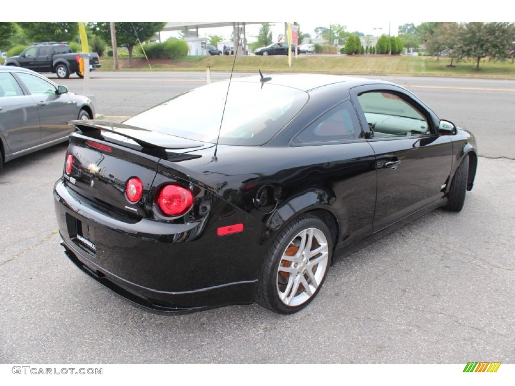2009 Cobalt SS Coupe - Black / Ebony/Ebony UltraLux/Red Pipping photo #6