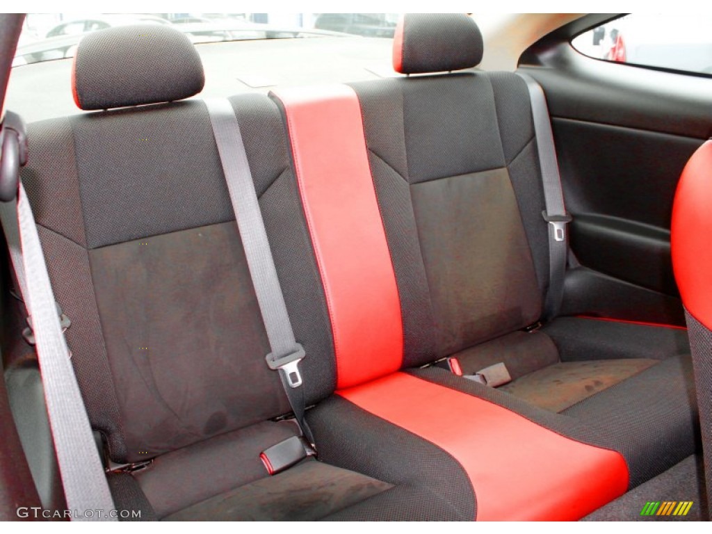 Ebony/Ebony UltraLux/Red Pipping Interior 2009 Chevrolet Cobalt SS Coupe Photo #83356201