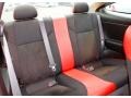 2009 Chevrolet Cobalt Ebony/Ebony UltraLux/Red Pipping Interior Rear Seat Photo