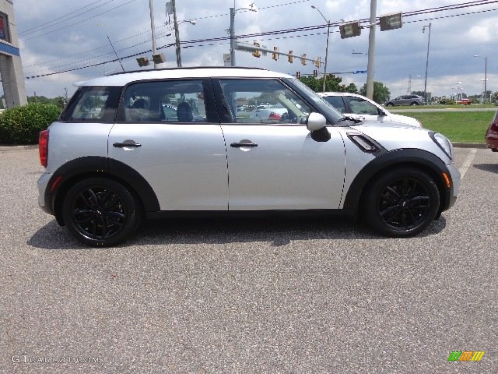 2012 Cooper S Countryman - Crystal Silver Metallic / Carbon Black photo #7