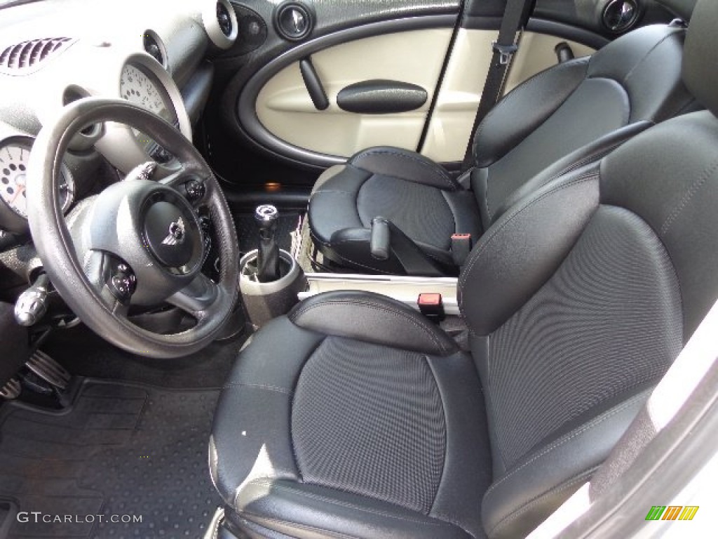 2012 Cooper S Countryman - Crystal Silver Metallic / Carbon Black photo #12