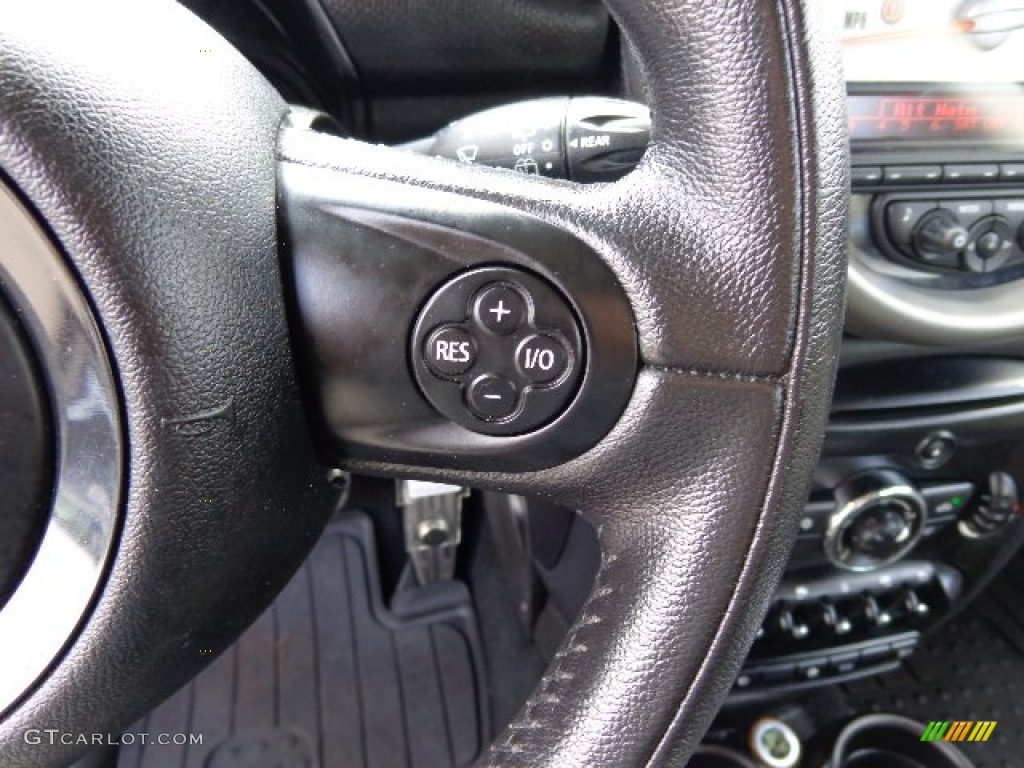 2012 Cooper S Countryman - Crystal Silver Metallic / Carbon Black photo #23