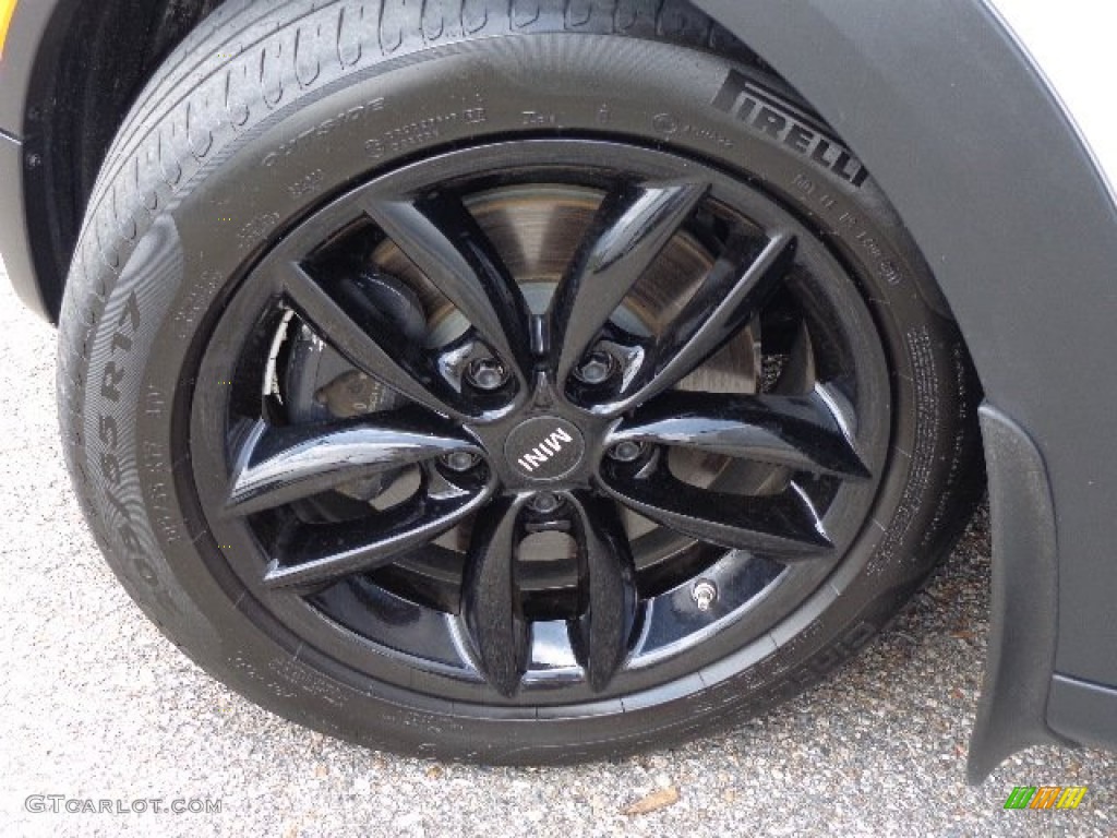 2012 Cooper S Countryman - Crystal Silver Metallic / Carbon Black photo #26