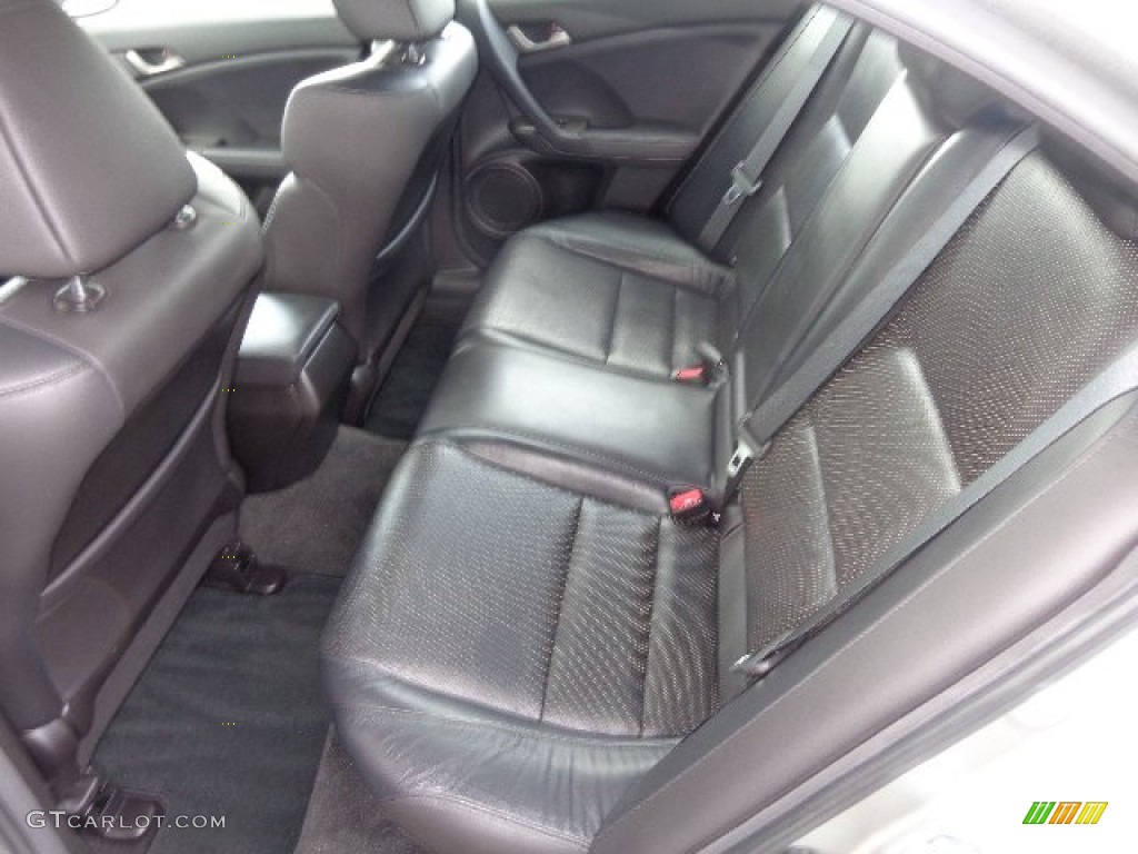 Ebony Interior 2010 Acura TSX Sedan Photo #83357005