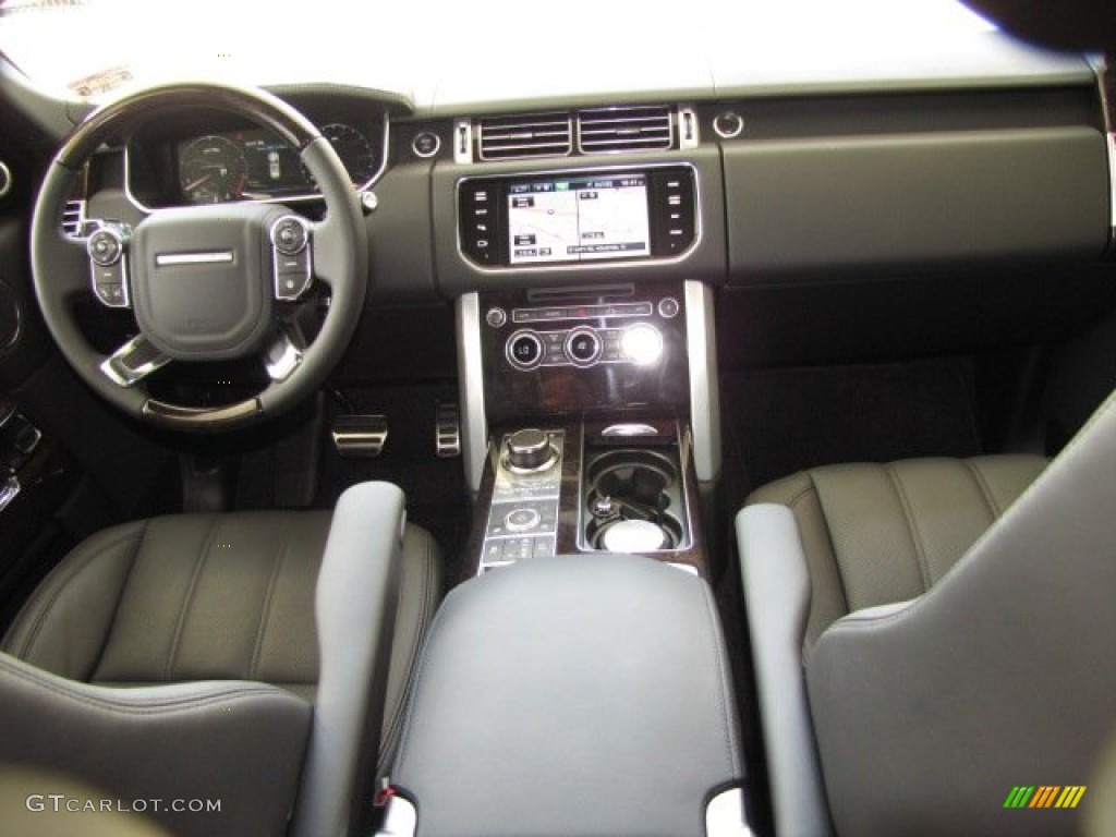 2013 Range Rover Supercharged LR V8 - Barolo Black Metallic / Ebony photo #2
