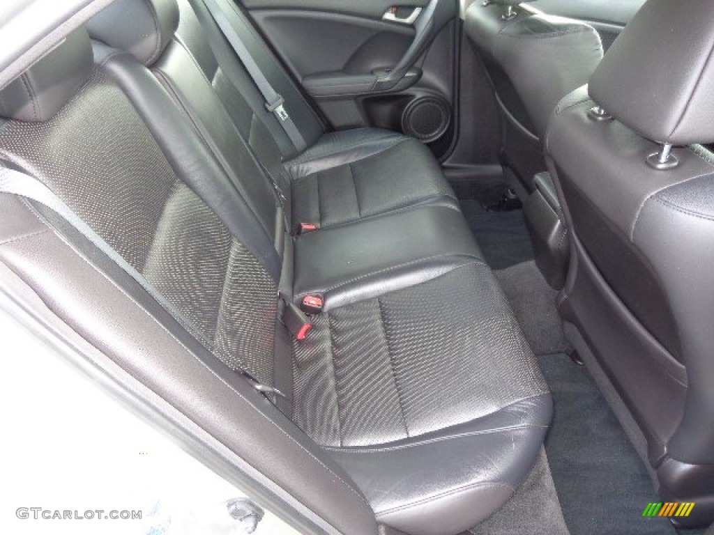 Ebony Interior 2010 Acura TSX Sedan Photo #83357037