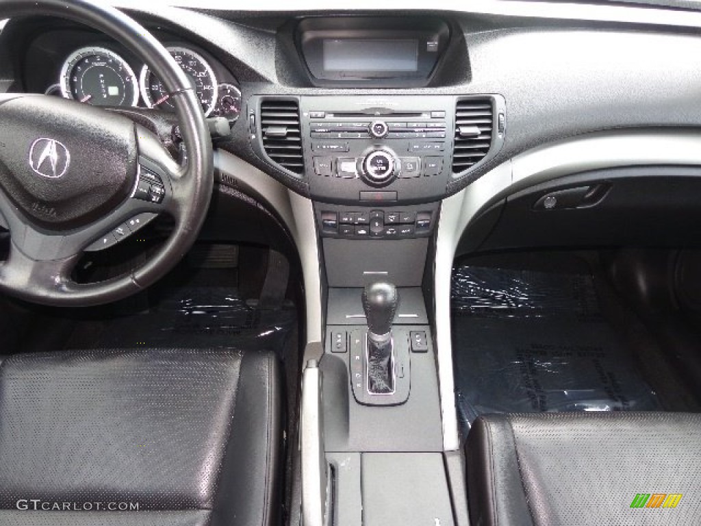 2010 Acura TSX Sedan Ebony Dashboard Photo #83357065