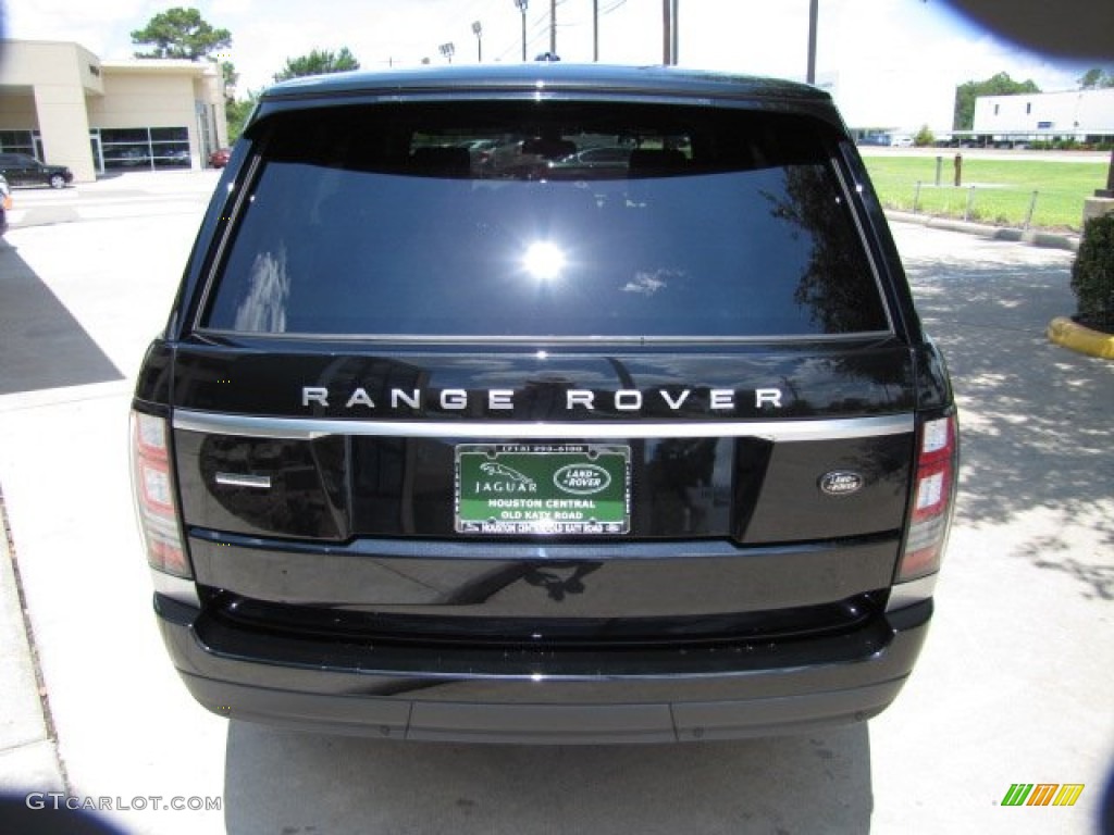 2013 Range Rover Supercharged LR V8 - Barolo Black Metallic / Ebony photo #7