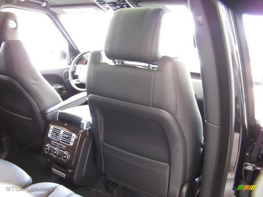 2013 Range Rover Supercharged LR V8 - Barolo Black Metallic / Ebony photo #27