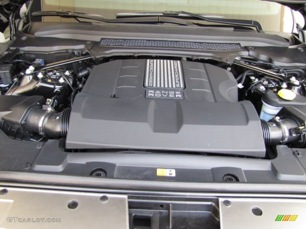 2013 Range Rover Supercharged LR V8 - Barolo Black Metallic / Ebony photo #67
