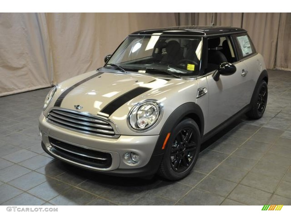 2013 Cooper Hardtop Baker Street Package - Rooftop Gray Metallic / Rooftop Gray Cross Check photo #1