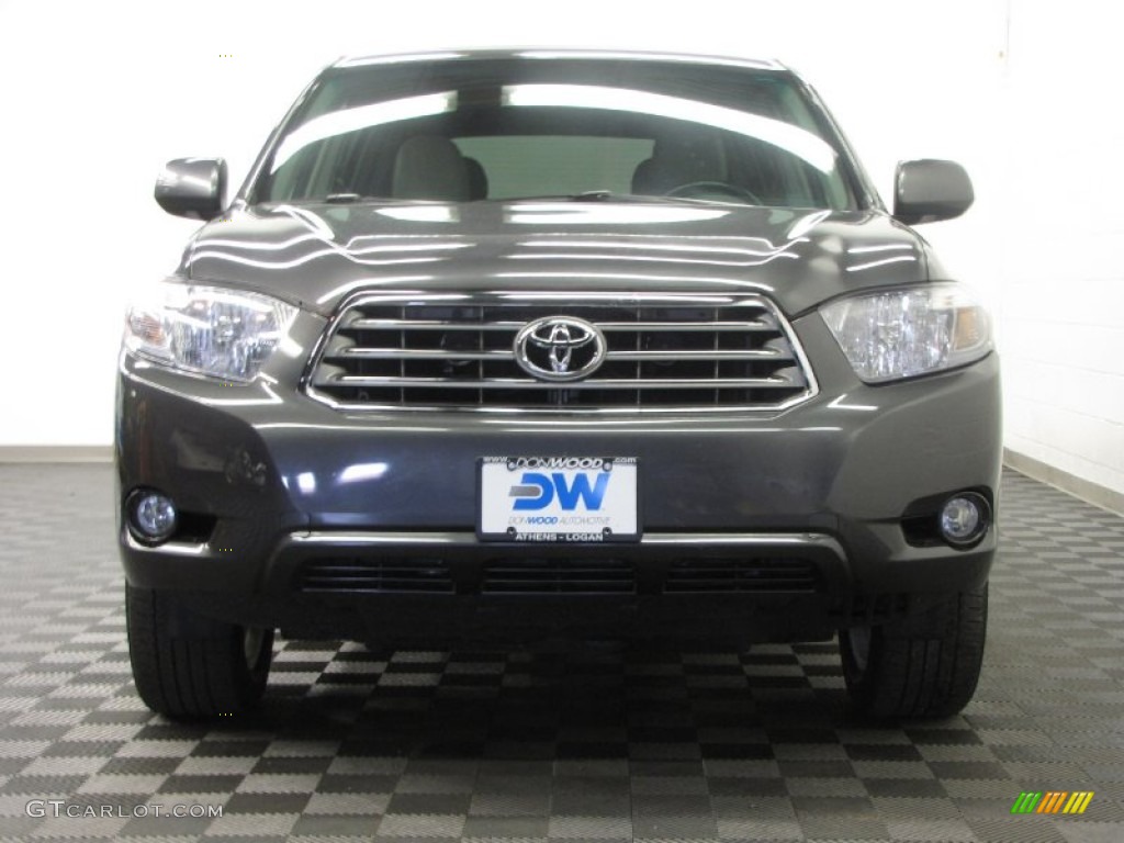 2010 Highlander Limited 4WD - Magnetic Gray Metallic / Ash photo #2