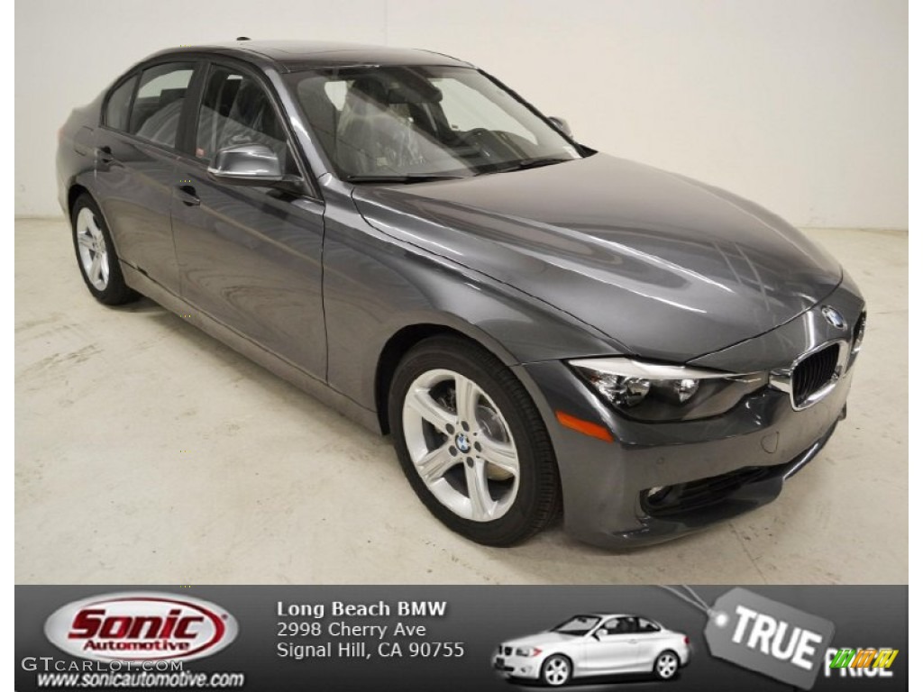 2013 3 Series 328i Sedan - Mineral Grey Metallic / Black photo #1