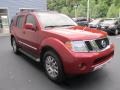 2011 Red Brick Nissan Pathfinder LE 4x4  photo #5