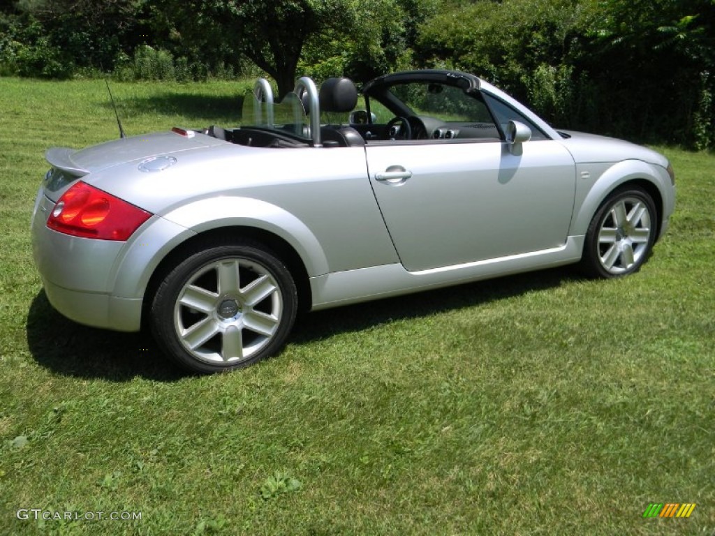 2004 TT 1.8T quattro Roadster - Brilliant Silver Metallic / Ebony photo #11