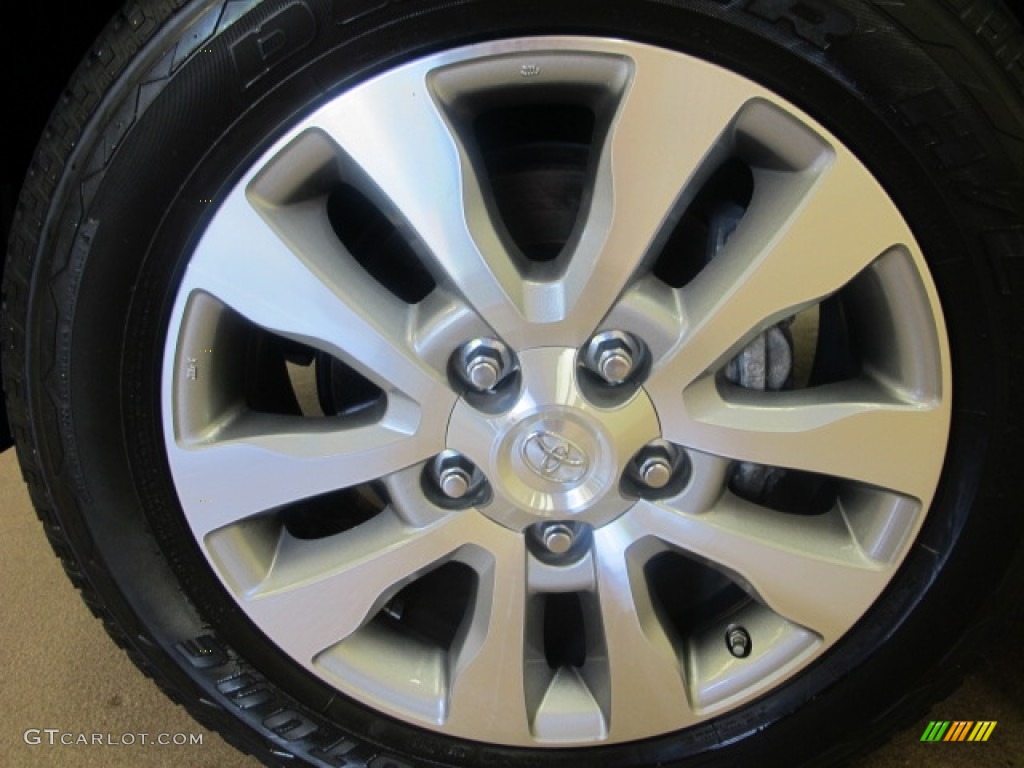 2010 Sequoia Limited 4WD - Super White / Sand Beige photo #6
