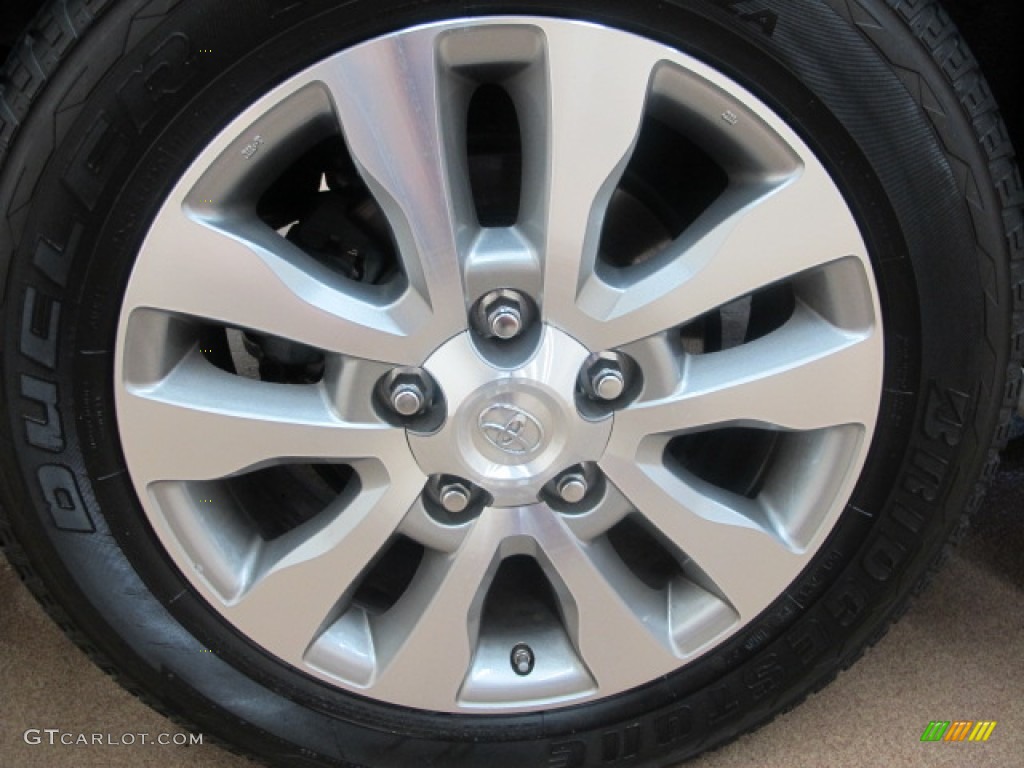 2010 Sequoia Limited 4WD - Super White / Sand Beige photo #8