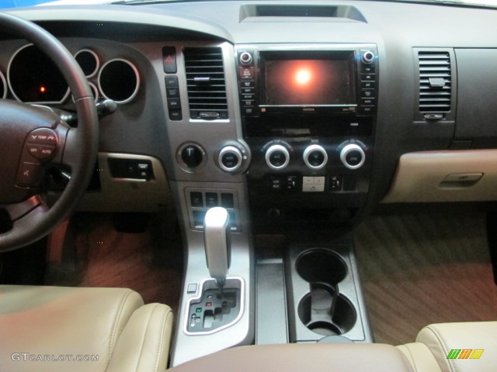 2010 Sequoia Limited 4WD - Super White / Sand Beige photo #22