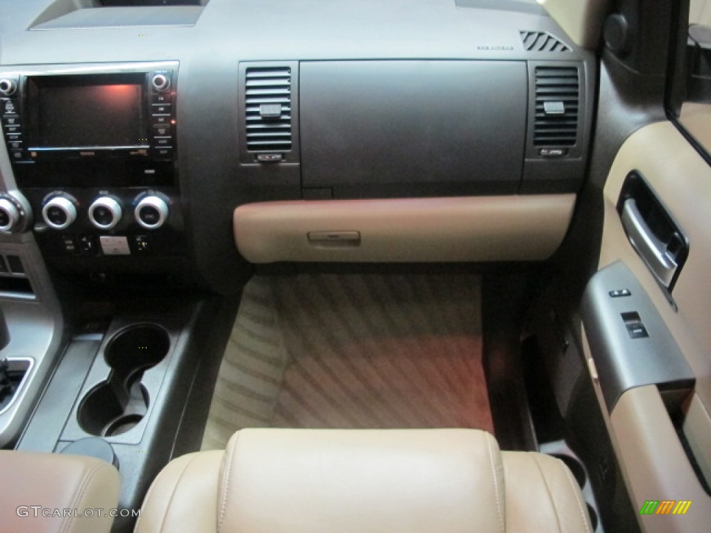2010 Sequoia Limited 4WD - Super White / Sand Beige photo #27