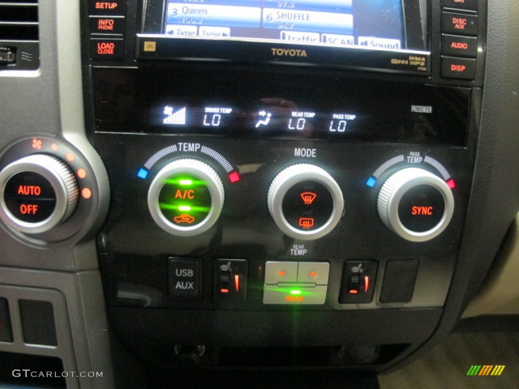 2010 Sequoia Limited 4WD - Super White / Sand Beige photo #31