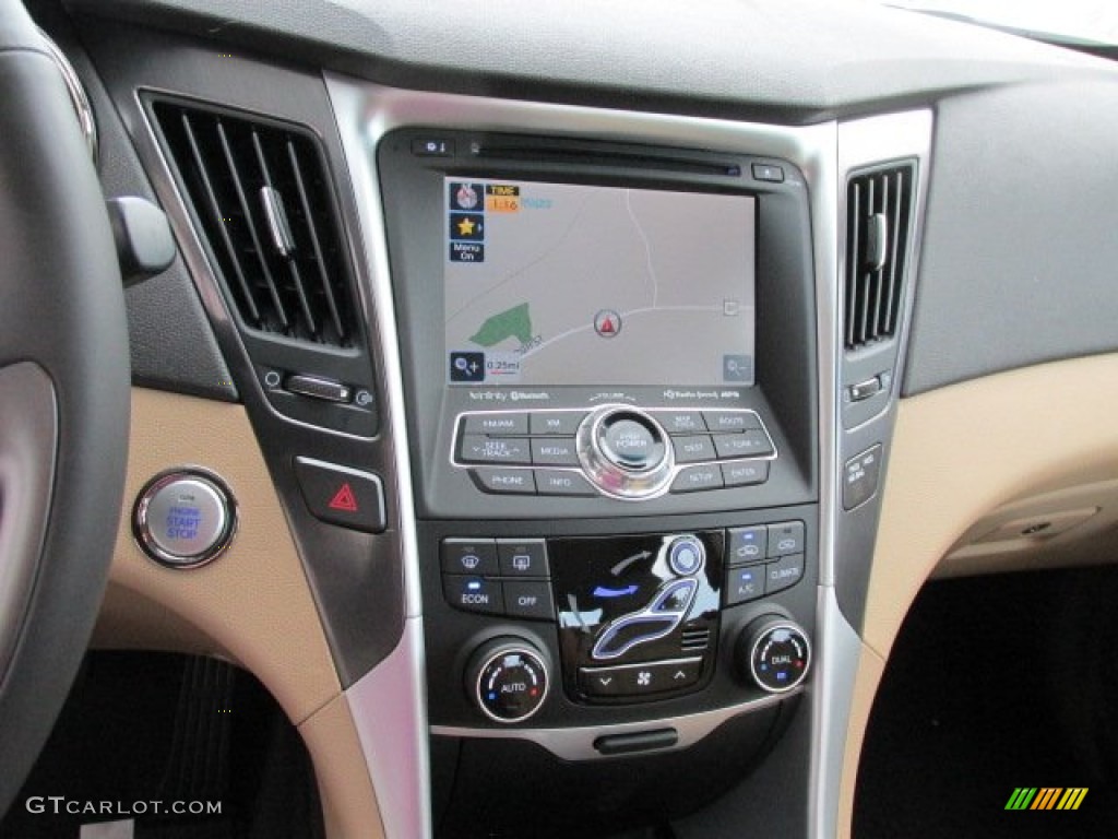 2013 Sonata Hybrid Limited - Venetian Red Pearl / Camel photo #7