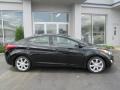 2013 Midnight Black Hyundai Elantra Limited  photo #2