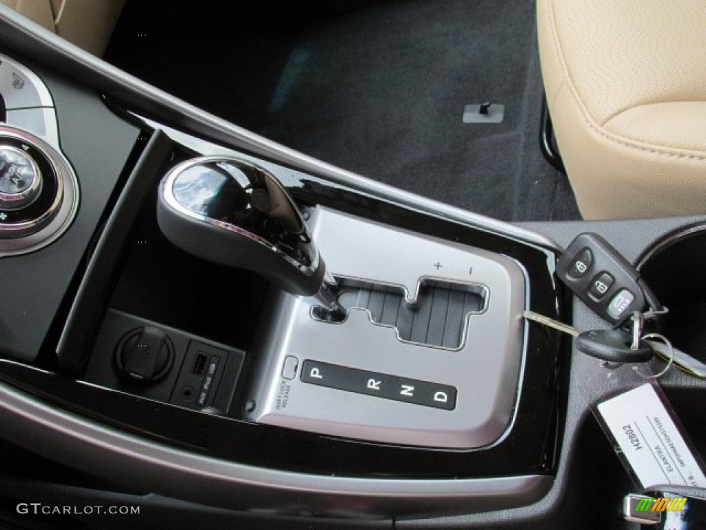 2013 Elantra Limited - Midnight Black / Beige photo #9