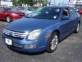 2009 Sport Blue Metallic Ford Fusion SEL V6 Blue Suede  photo #1