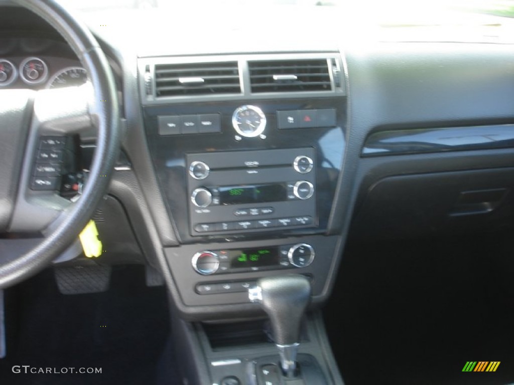 2009 Fusion SEL V6 Blue Suede - Sport Blue Metallic / Alcantara Blue Suede/Charcoal Black Leather photo #11