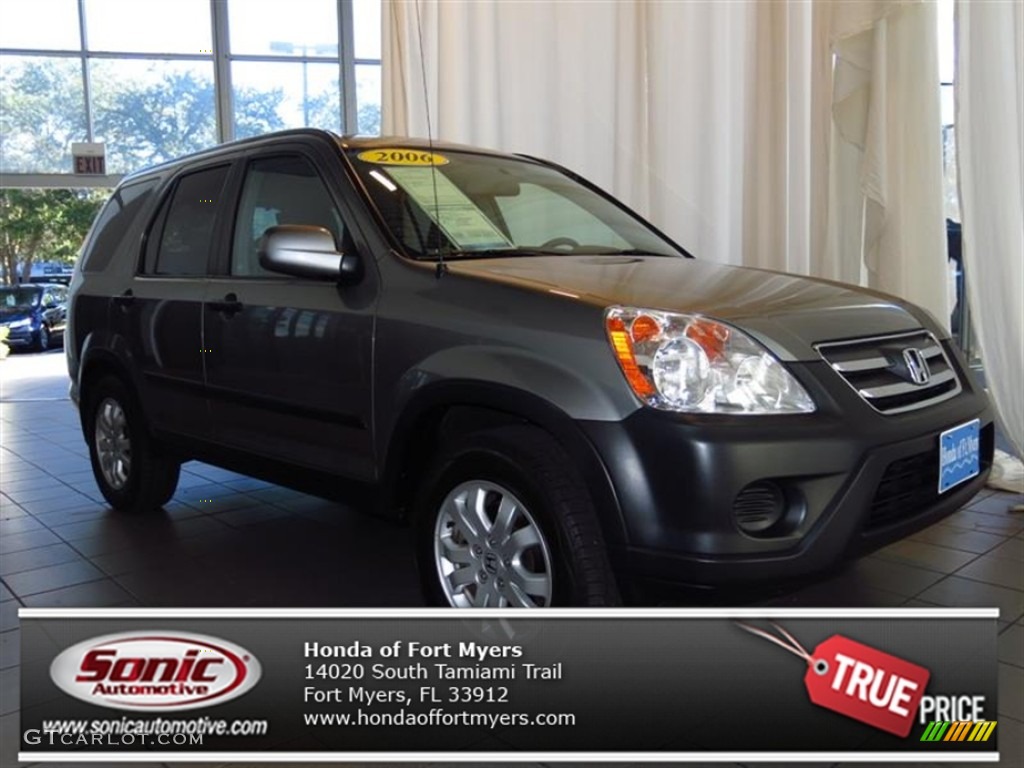 2006 CR-V EX 4WD - Pewter Pearl / Black photo #1