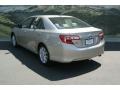 2013 Champagne Mica Toyota Camry Hybrid XLE  photo #2