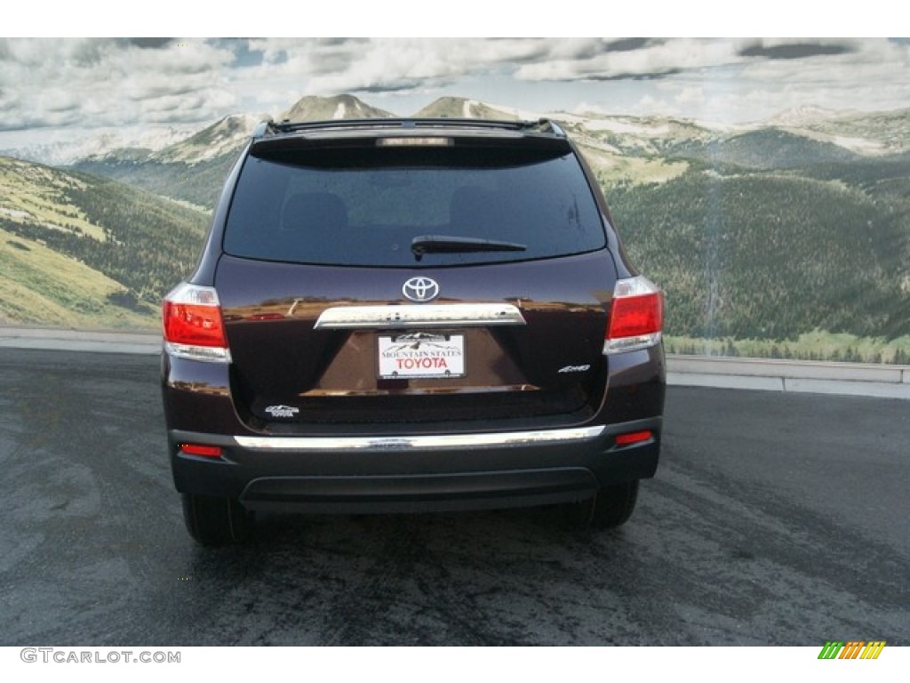 2013 Highlander Limited 4WD - Sizzling Crimson Mica / Ash photo #4