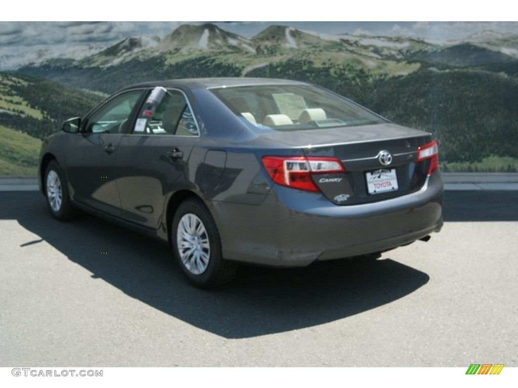 2013 Camry L - Magnetic Gray Metallic / Ash photo #2