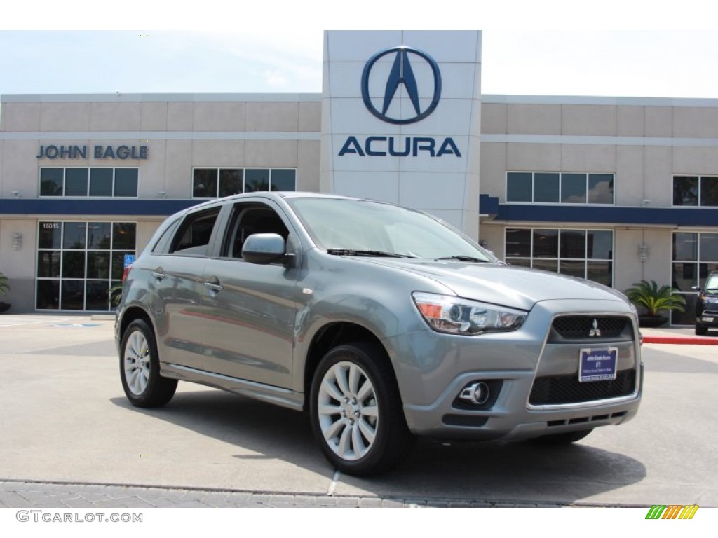 2011 Outlander Sport SE - Mercury Gray / Black photo #1