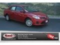 2013 Barcelona Red Metallic Toyota Corolla LE  photo #1