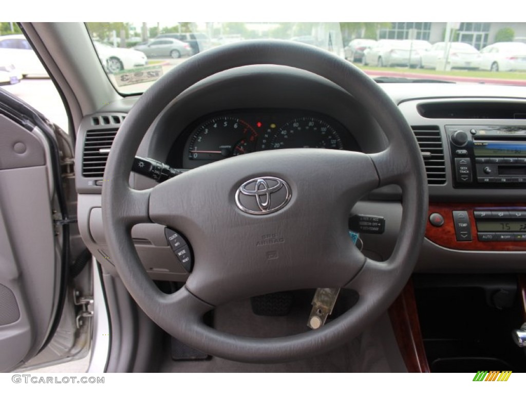 2004 Toyota Camry XLE Dark Charcoal Steering Wheel Photo #83368714