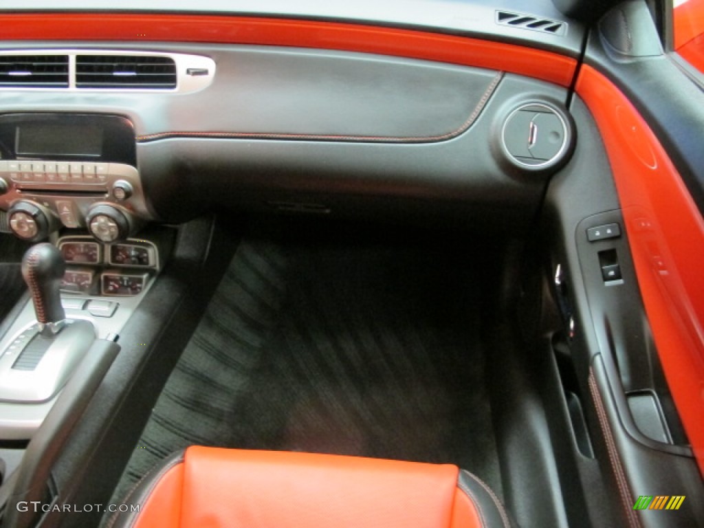 2012 Camaro SS/RS Convertible - Inferno Orange Metallic / Inferno Orange/Black photo #19