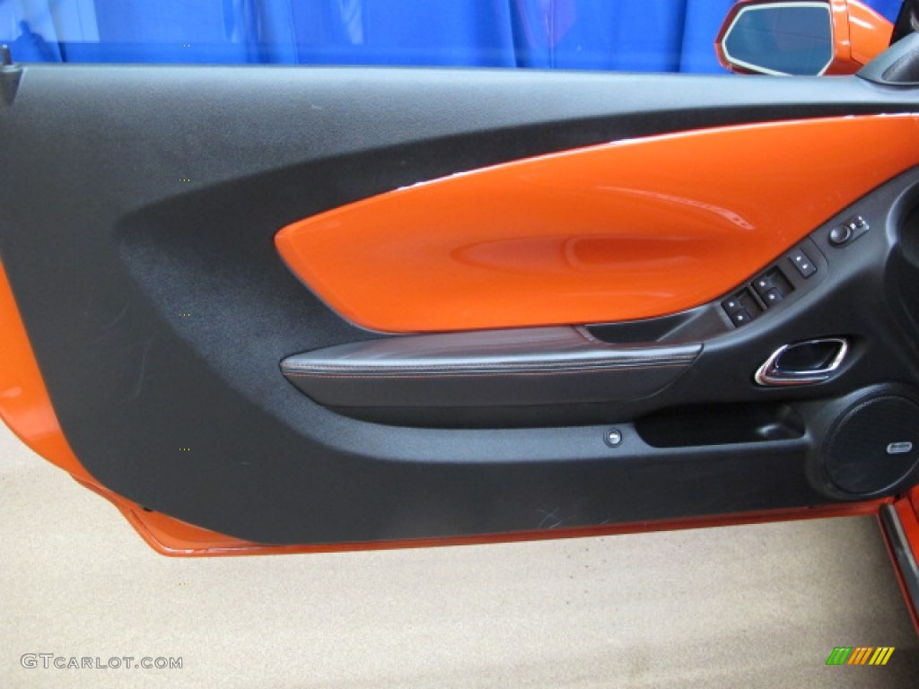 2012 Camaro SS/RS Convertible - Inferno Orange Metallic / Inferno Orange/Black photo #20