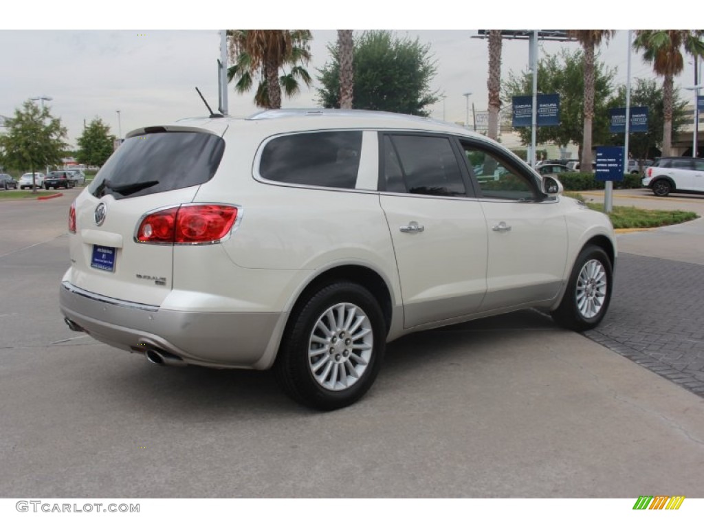 2009 Enclave CXL AWD - White Opal / Cocoa/Cashmere photo #8