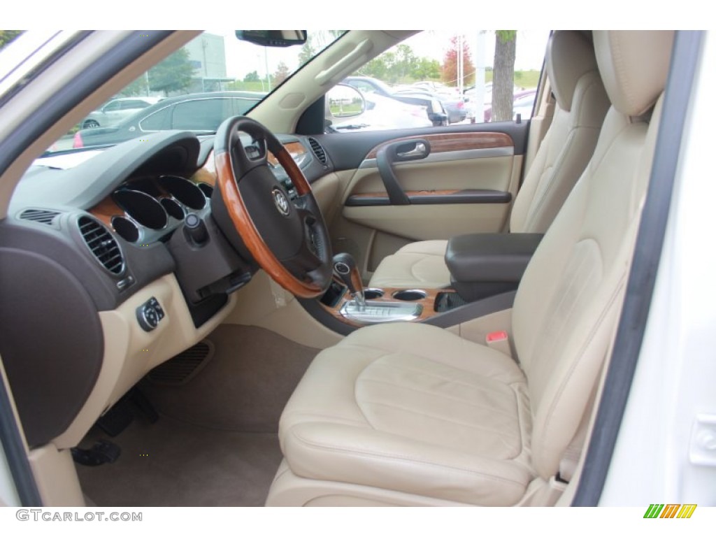 2009 Enclave CXL AWD - White Opal / Cocoa/Cashmere photo #10