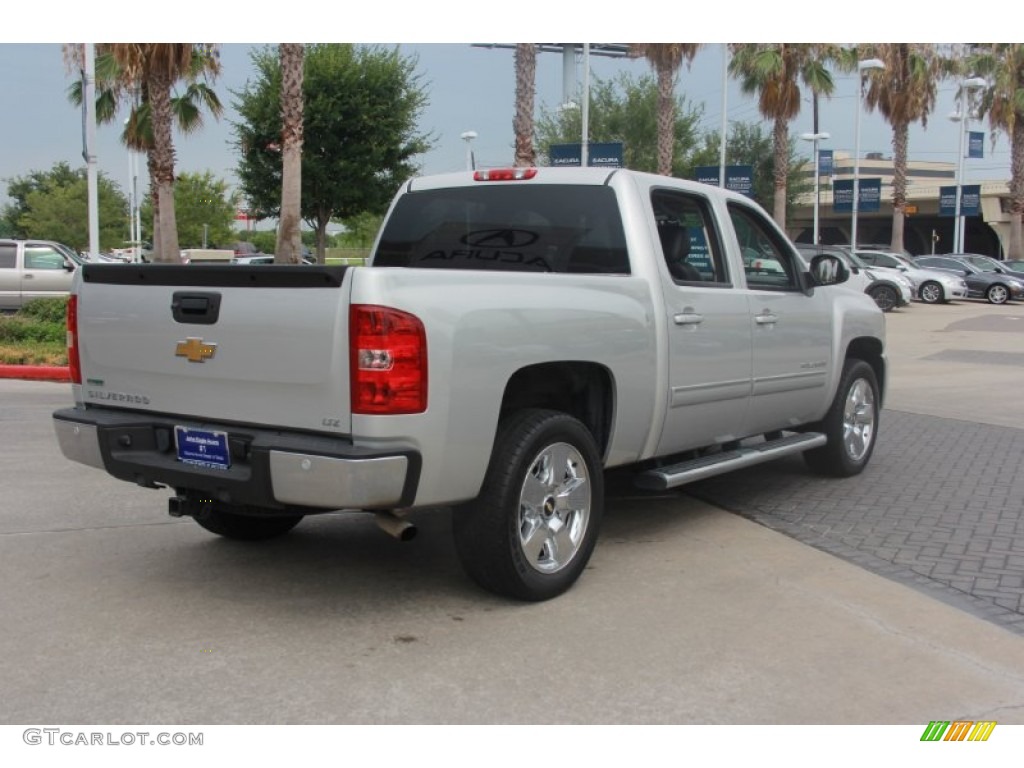 2010 Silverado 1500 LTZ Crew Cab - Sheer Silver Metallic / Ebony photo #8