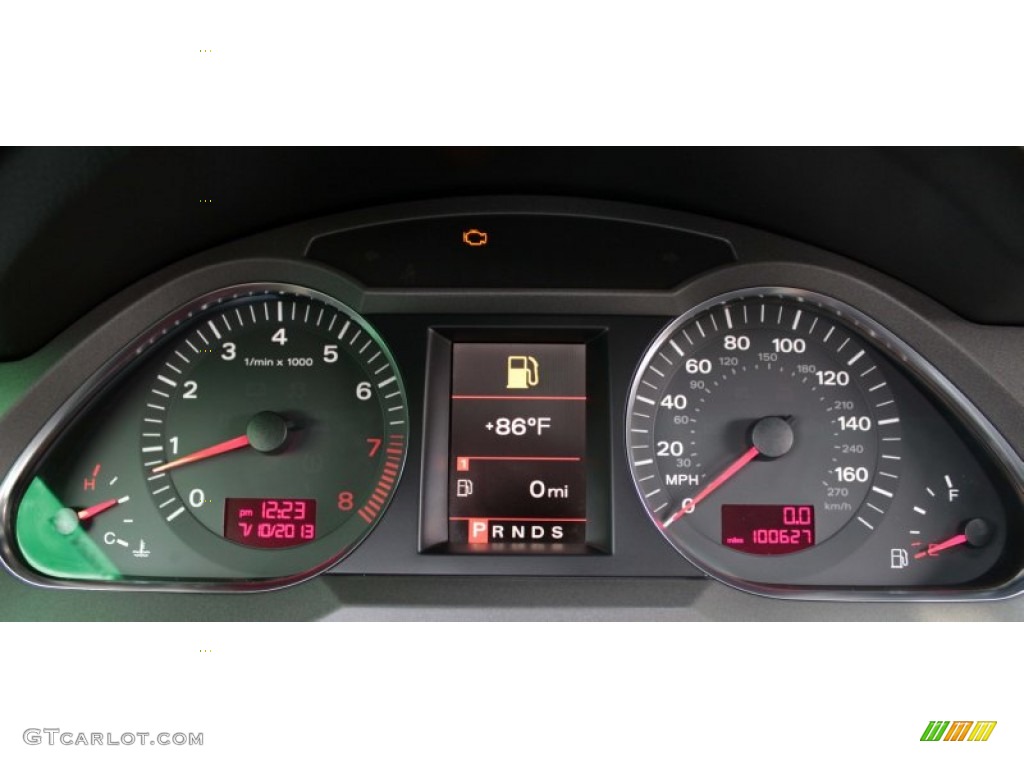 2006 Audi A6 3.2 quattro Sedan Gauges Photo #83370469