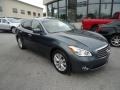 2011 Blue Slate Infiniti M 37x AWD Sedan  photo #4