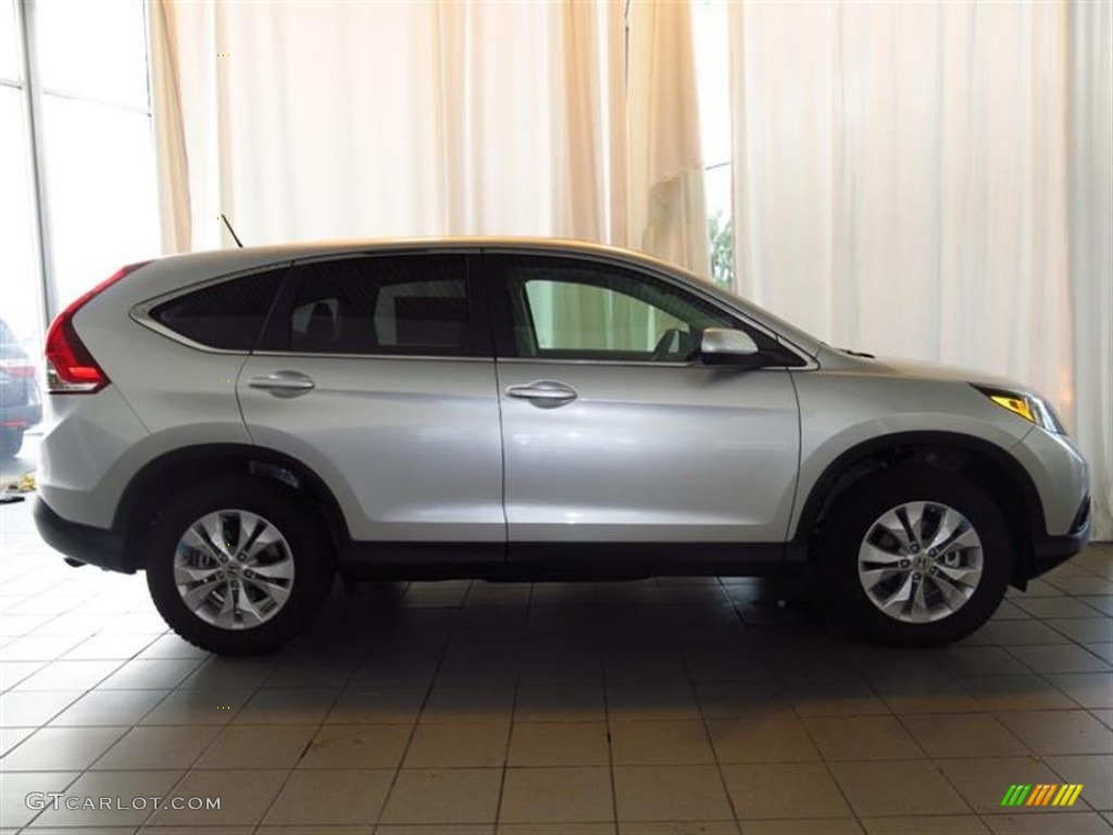 2013 CR-V EX - Alabaster Silver Metallic / Gray photo #2